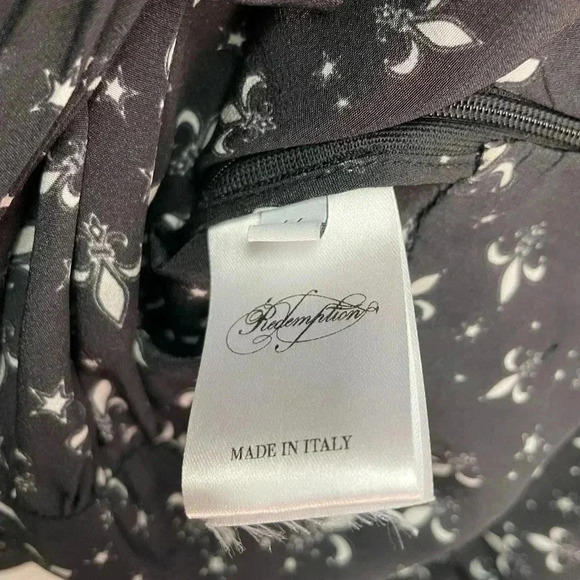 Redemption 100% silk blouse size12 black/special occasion - Picture 12 of 12